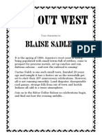 Way Out West: Blaise Sadler