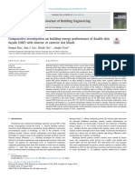 Comparative Investigation On Building Energy Performance of Double Skin Facade (DSF) With Interior or Exterior Slat Blinds