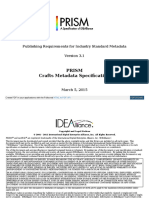 PRISM Crafts Metadata Specification PDF