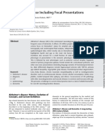 Alzheimer Disease Including Focal Presentations PDF