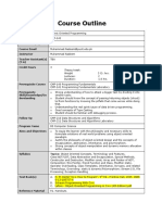 CMP-142 OOP Course Outline