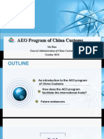 AEO Program of China Customs