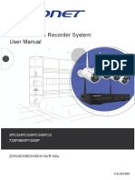 Wireless Network Video Recorder System User Manual: 2PCS/4PCS/6PCS/8PCS 720P/960P/1080P