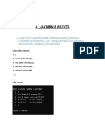 4.1-Database Objects
