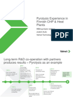 Pyrolysis Experience in Finnish CHP and Heat Plants - Joakim Autio, Valmet