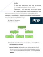 Polymorphism in C++