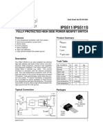 IPS511/IPS511S: Fully Protected High Side Power Mosfet Switch