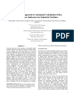 Model-Based Approach To Automated Calculation of Key Performance Indicators For Industrial Turbines