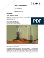 Labsheet - KM20303 - Fluid Mechanics - 2 Bernoulli Theorem