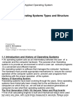 CHP - 1 Operating Systems Types and Structure PDF