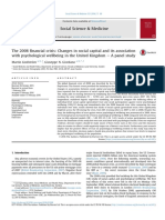 The 2008 Financial Crisis Changes in Social Capital 10.1016socscimed.2016.02.008