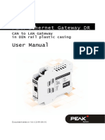 User Manual: PCAN-Ethernet Gateway DR