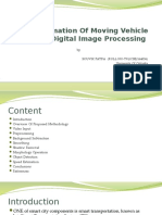 Speed Estimation of Moving Vehicle Based On Digital