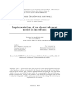 Implementation of An Air-Entrainment Model in Interfoam: CFD With Opensource Software