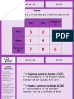 HCF and LCM PixiPPt