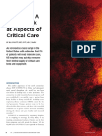 COVID-19: A Quick Look at Aspects of Critical Care