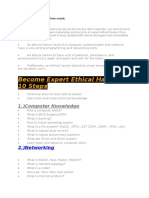 How To Learn Ethical Hacking From Scratch