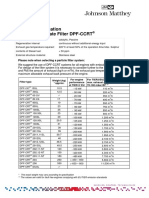 Diesel Particulate Filter DPF CCRT