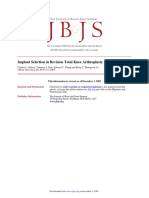 Implant Selection in Revision Total Knee Arthroplasty