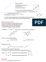 Vectors Scalars: Addition and Subtraction of Vectors