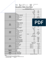 LG Absorption Chiller Data Sheet: Model Cooling Capacity