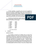 I. Brief History: Municipal Tourism Profile Paracelis, Mountain Province