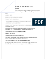 Research Methodology: Type of Research Design