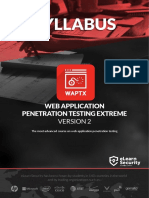 The Most Advanced Course On Web Application Penetration Testing