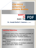 Module 1.0-SIMPLE STRESS - Axial-Normal