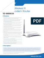 TP Link TD w8901n Manual de Usuario