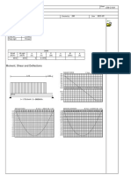 Single Span Beam: Untitled: Input Tables