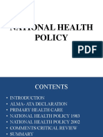 National Health Policy