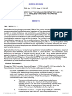 Petitioner Vs Vs Respondent: Second Division