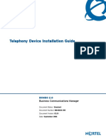 BCM50 Telephony Device Installation Guide