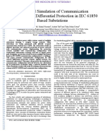 Design and Simulation of Communication Architecture For Differential Protection in IEC 61850 Based Substations