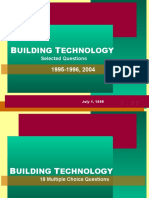 Selected BLDG Tech Questions