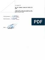 LF TJ P'-4: Extension of Duration of Public Health State of Emergency Declaration