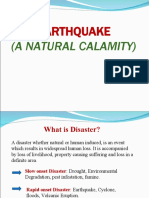 Earthquake: (A Natural Calamity)