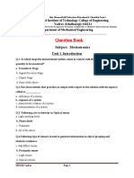 Mechatronics MCQ