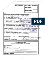 Death Certificate Application PDF