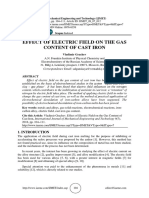 Effect of Electric Field On The Gas Content of Cast Iron: Vladimir Grachev