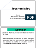 CHE 111 - Lecture 15 Electrochemistry PDF