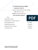 IPR Assignment 01 PDF