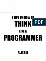 7 Tips How To Think Like A Programmer