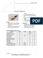 AC5920 Series: 1550 NM MQW-DFB 2.5Gbps Direct Modulation Laser