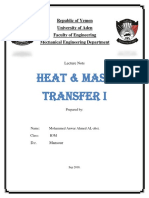 heat transfer one ملزمة PDF