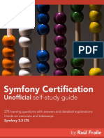 Symfony Selfstudy Sample