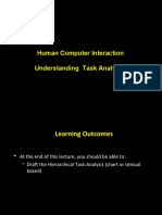 Human Computer Interaction Understanding Task Analysis