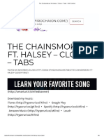 The Chainsmokers Ft. Halsey - Closer - Tabs - Kfir Ochaion