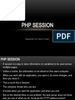 PHP Session: Prepared By: Prof. Disha H. Parekh